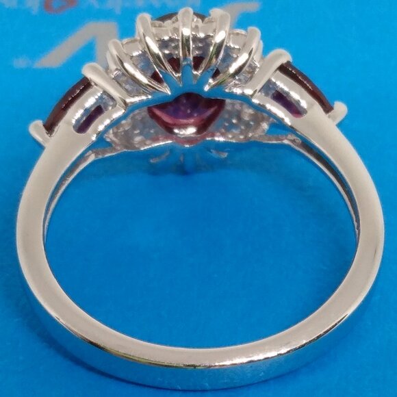 Garnet ring size 6 - Picture 3 of 6
